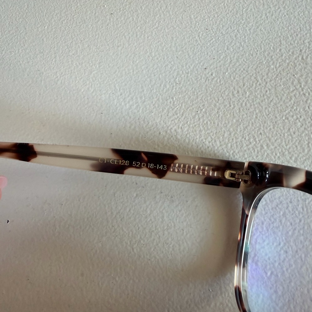 Tortoiseshell Cat-Eye Glasses Frames - Neutral Br… - image 3